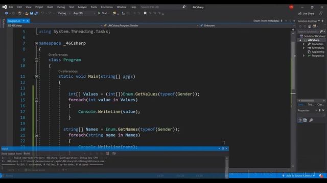 Enums in C sharp arabic #46 смотреть онлайн