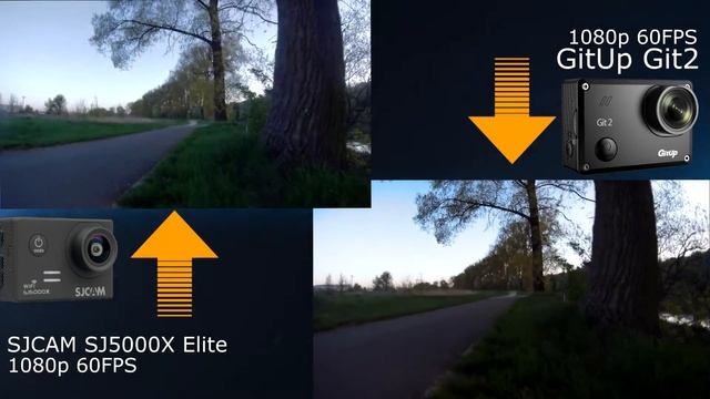 SJCAM SJ5000X Elite VS GitUp Git2 смотреть онлайн