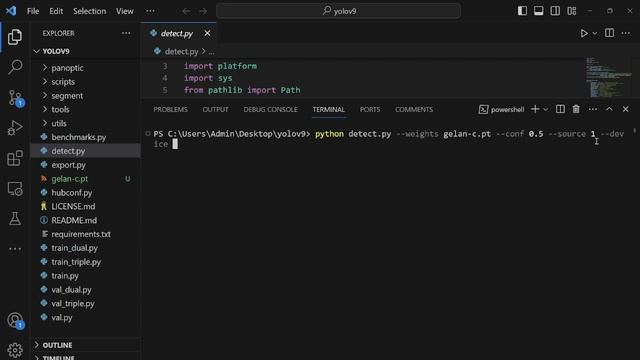 Real Time Object Detection with YOLOv9 and Webcam смотреть онлайн