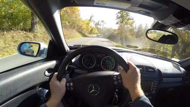 2008 Mercedes Benz SLK55 AMG POV Drive смотреть онлайн
