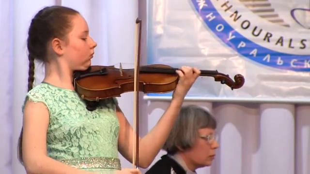 Ушакова Полина 12 лет, И.Ахрон "Еврейская мелодия", В.А.Моцарт "Рондо" G-dur. смотреть онлайн