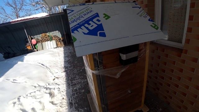 Коптильный шкаф для холодного и горячего копчения . Распаковка смотреть онлайн