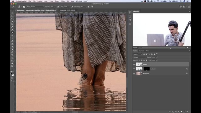 Easily Blend Subject & Reflections Using Blend Modes in Photoshop смотреть онлайн