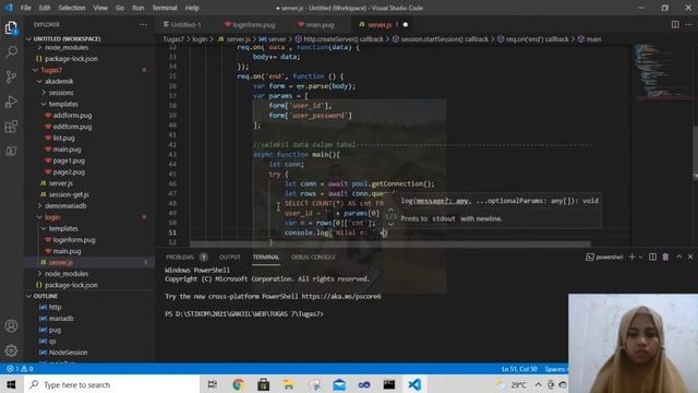 2. Autentikasi User (Login dan Logout) dengan Node.js dan MariaDB смотреть онлайн
