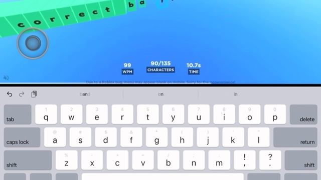 Roblox type race 102.0 WPM смотреть онлайн