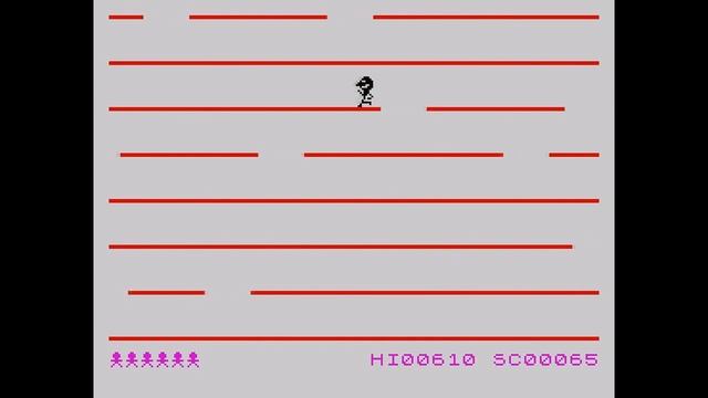 Jumping Jack - легендарная веселая игра для ZX-Spectrum смотреть онлайн