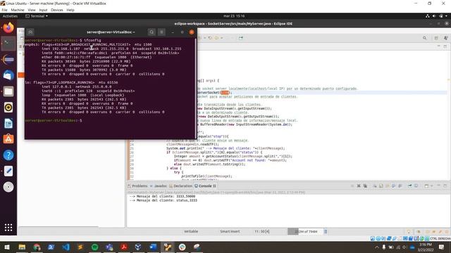 Distributed systems - Sockets project (client-server) смотреть онлайн
