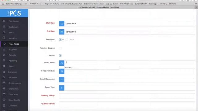 PHP Point Of Sale: Price Rules смотреть онлайн