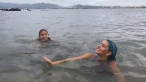 Beach Fun 1 - wetlook girl