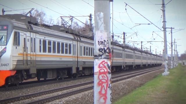 ЭД4М-0447 следует до станции Казанский вокзал. смотреть онлайн