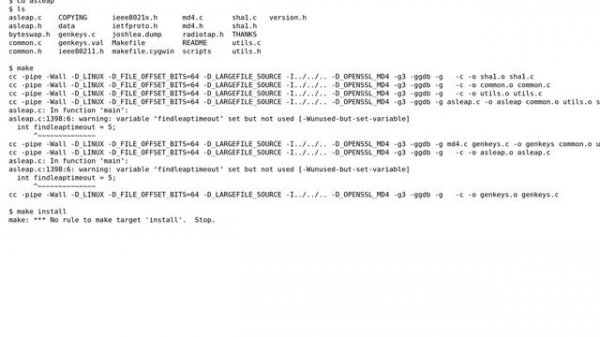 Ubuntu: How do I install asleap tool in Ubuntu?