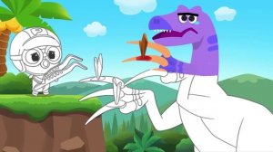 Full Compilation | Pororo Dino World 2 | Dinosaur Coloring for Kids | Kids Game & Puzzle