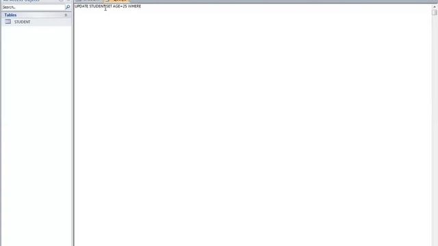 UPDATE TABLE SQL COMMAND IN MS-ACCESS смотреть онлайн