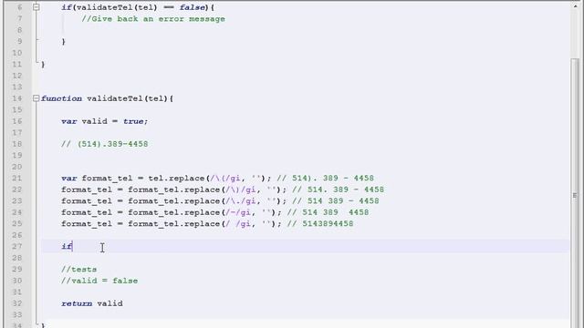 Regular Expressions and validation смотреть онлайн