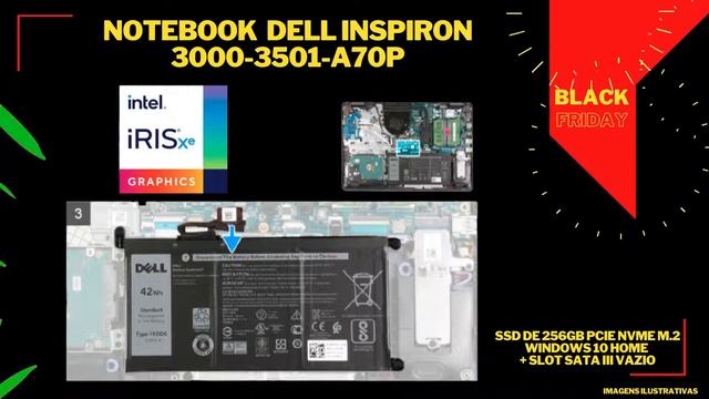 notebook dell inspiron i3501 a70p na black friday 2021 смотреть онлайн