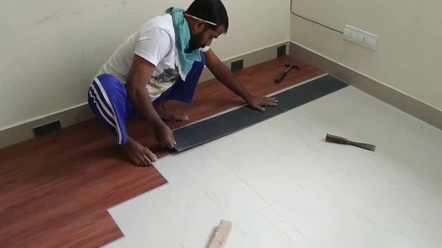 SPC (Stone Polymer Composite) Flooring - Cutting Process смотреть онлайн