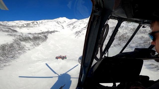 HeliSki Камчатка. Витязь-Аэро. В горах на вертолёте Ми-8