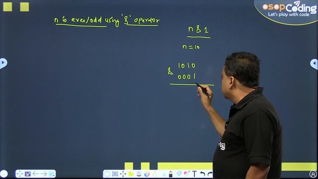 #Lecture 36 - Program: Bitwise Operator in Python | Checking input number is even or odd | Python смотреть онлайн