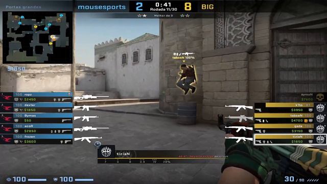 [POV] BIG tiziaN VS mousesports [Dust 2] | CS GO DEMO смотреть онлайн