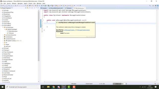 Java ile Discord botu yapımı смотреть онлайн