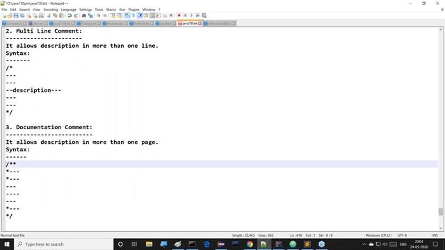 CORE JAVA tutorials || Session - 11 || by Mr. Nagoor Babu On 24-05-2020 @7.30PM смотреть онлайн