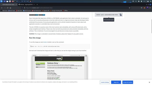 Roadmap to Penetration Tester | EP:13 | Web Application Pentesting | DVWA Setup DOCKER on Kali Linu смотреть онлайн
