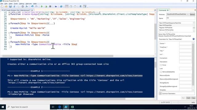 090 Create Communication Sites with a ForEach Loop - PowerShell with SharePoint from Scratch смотреть онлайн