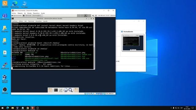 Instalacion de VirtualBox Guest Addition Centos 8 смотреть онлайн