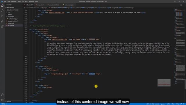 Semantic UI Tutorial |Wrapping up the Image classes in UI Semantic |Web Design смотреть онлайн