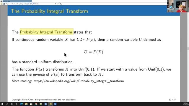 102C Lesson 3-1 Random Number Generation, Inverse Transform Method (Lecture 1) смотреть онлайн