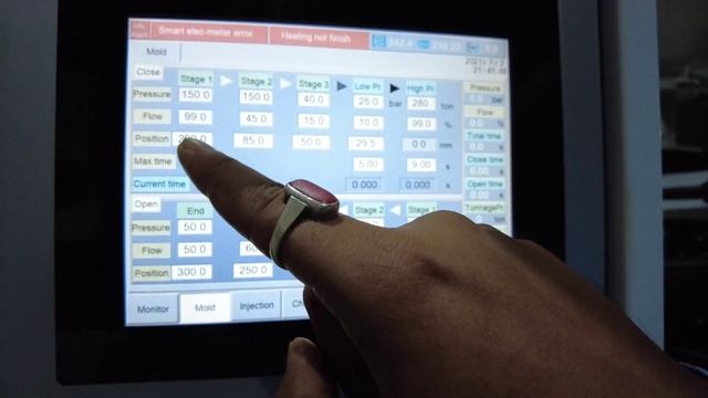 MOLD SETTING PAGE PLC DETAIL OF INJECTION MOLDING MACHINE смотреть онлайн