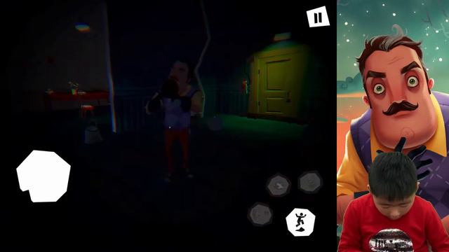 Hello Neighbor Act3 How to unlock the basement and get an umbrella, Benson Gamer смотреть онлайн