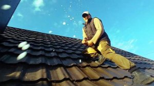 модульная металлочерепица. монтаж.