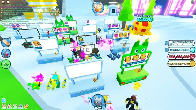 ?ВАЛЕНТИНСКИЙ МИР В PET SIMULATOR X! + Место Сафари кота ROBLOX РОБЛОКС НА РУССКОМ смотреть онлайн