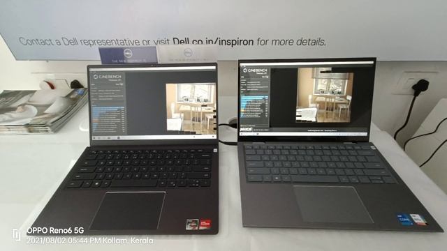 Intel Core i5 1135G7 Vs AMD Ryzen 5 5500U on Cinebench R20 смотреть онлайн