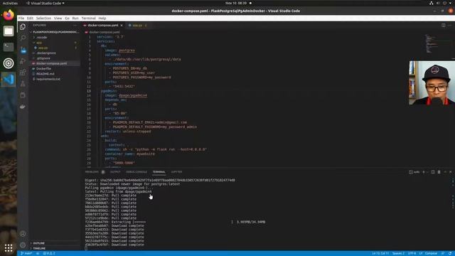 Hướng Dẫn Cách Cài Đặt và Sử Dụng Flask, PostgreSql, pgAdmin với Docker, VScode trên Ubuntu Linux O смотреть онлайн
