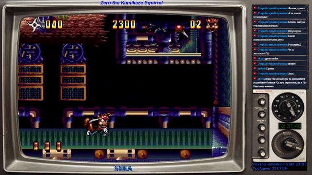 Ретро №231 - Zero the Kamikaze Squirrel #2 & Virtua Fighter 2 & California Games смотреть онлайн