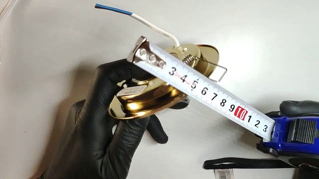 Встраиваемый светильник GX53, для натяжных потолков, золотой, Светкомплект R75G смотреть онлайн