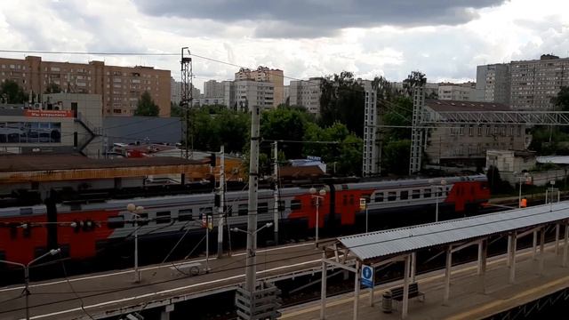 Транзит ЭД4М по станции Жеелезнодорожная. смотреть онлайн