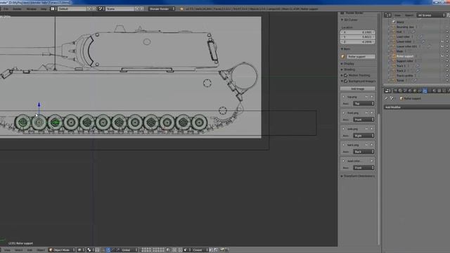 7. Blender. Сборка ходовой части Мауса. смотреть онлайн