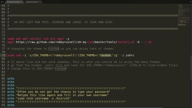 22 installing zsh to make the terminal experience a pretty one смотреть онлайн