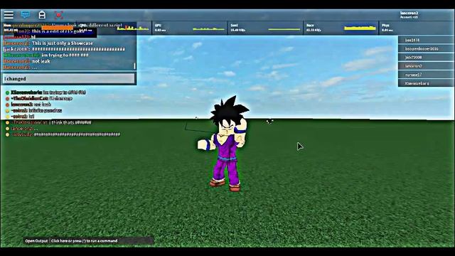 Roblox R15 Gohan Script смотреть онлайн