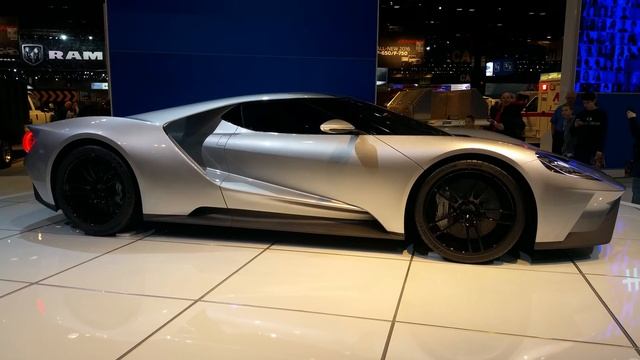 Ford GT - Chicago Auto Show 2015 - 4K смотреть онлайн