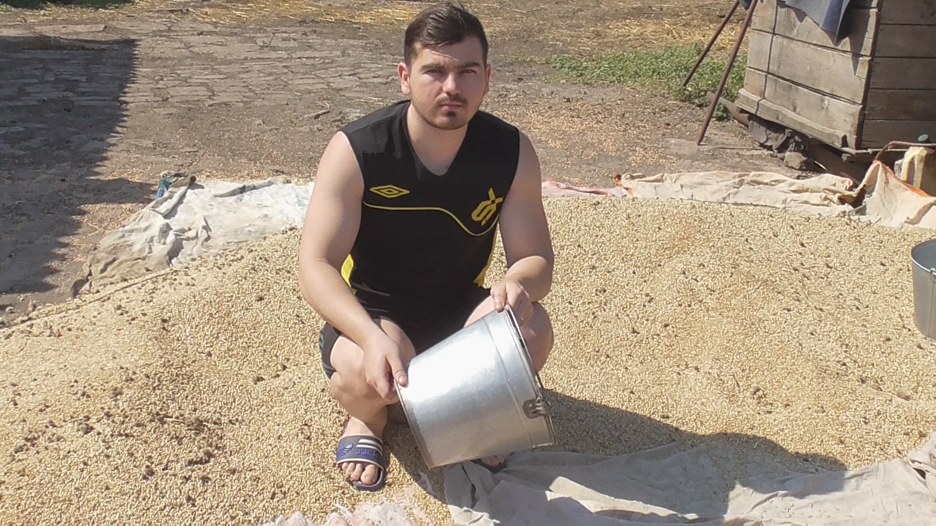 Убираем ячмень в ларь смотреть онлайн