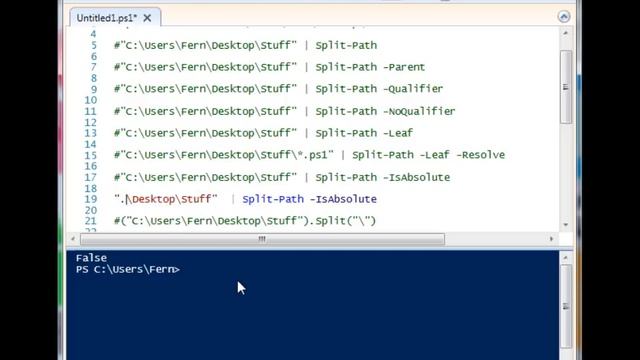 Easy path splitting with Split-Path in Powershell ! смотреть онлайн
