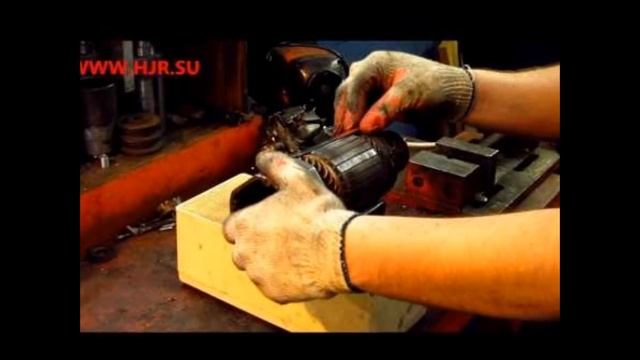 Ремонт якоря электродвигателя своими руками смотреть онлайн