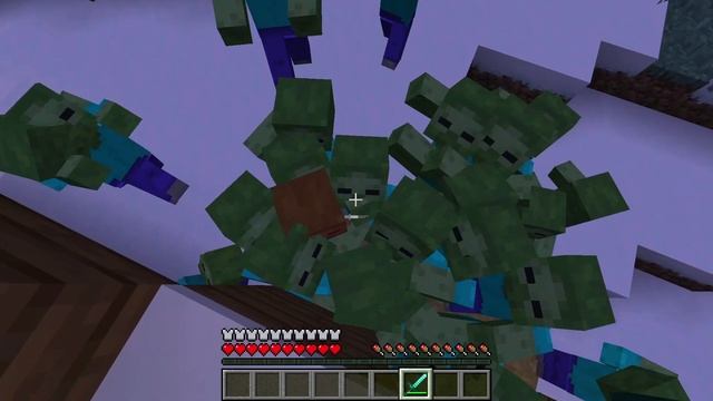 Я превратил МАЙНКРАФТ в ЗОМБИ АПОКАЛИПСИС!!! смотреть онлайн