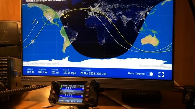 My Ham Radio Contact With International Space Station NA1SS смотреть онлайн