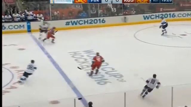 Хоккей. Кубок мира-2016  Россия - Финляндия  счет 0:0