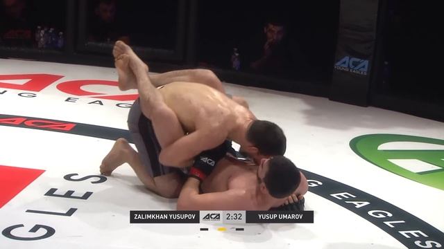 Юсуп Умаров vs. Залимхан Юсупов | Yusup Umarov vs. Zalimkhan Yusupov | ACA YE 16 смотреть онлайн